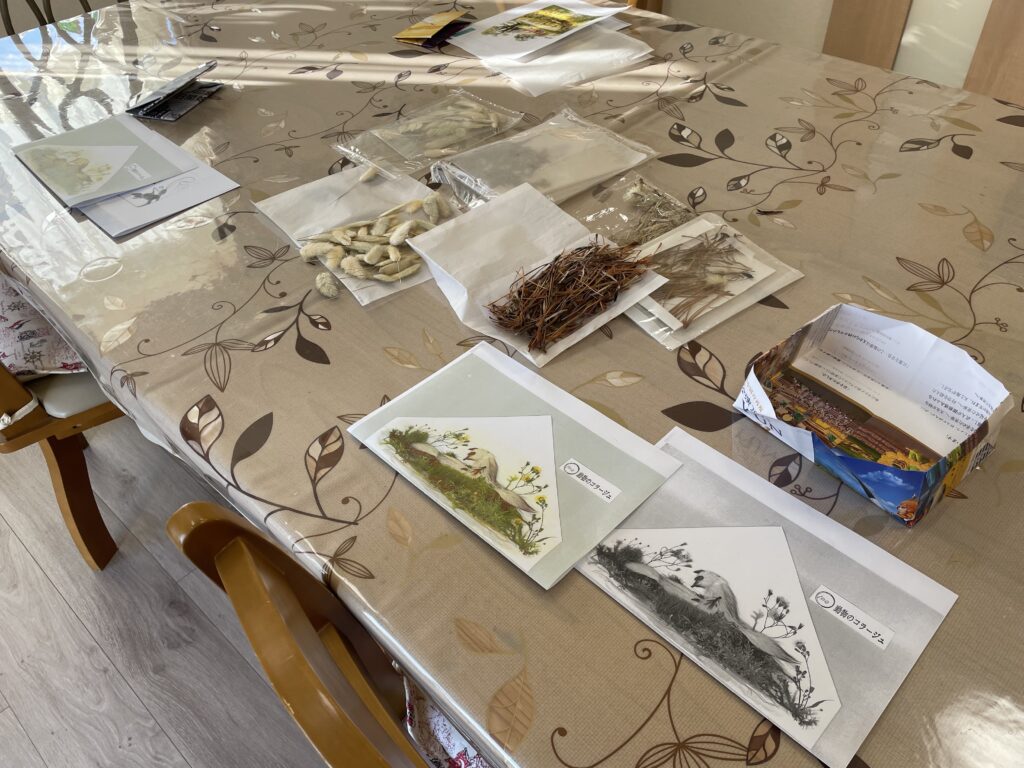 おし花教室レッスン風景