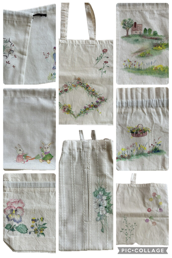 布袋にお絵かき